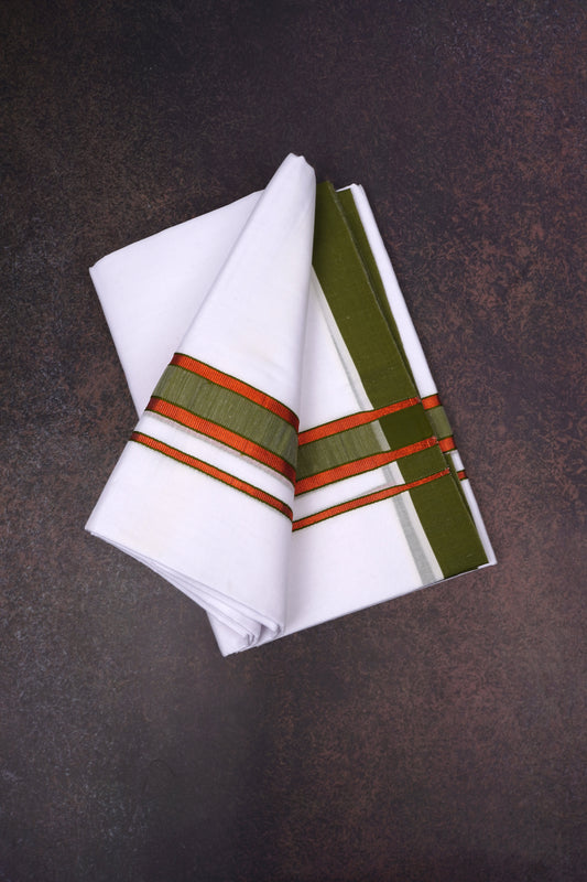 FD-176 W/D DHOTI 3.80 MTR-Brown