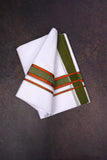 FD-176 W/D DHOTI 3.80 MTR-Brown