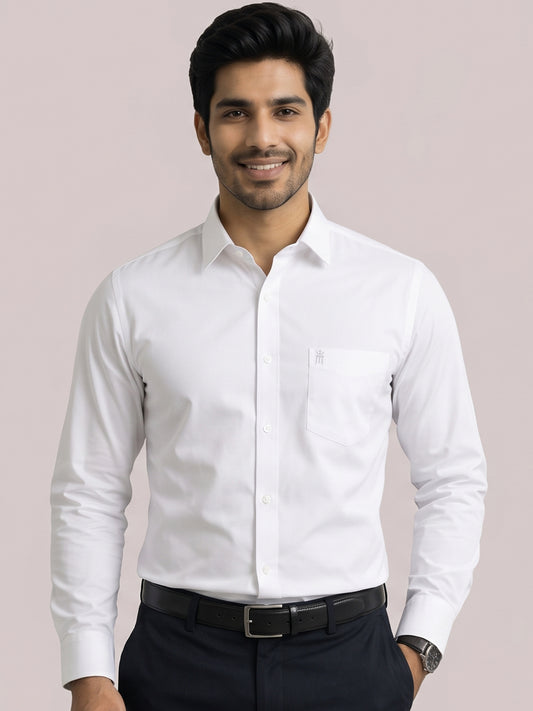 Excel Formal White Shirt For Men