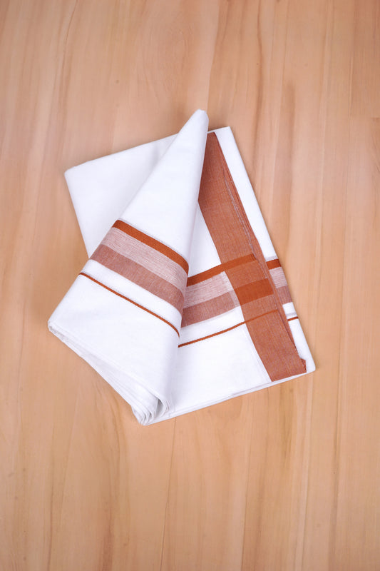 FCD-602 W/D DHOTI 3.80 MTR - Brown