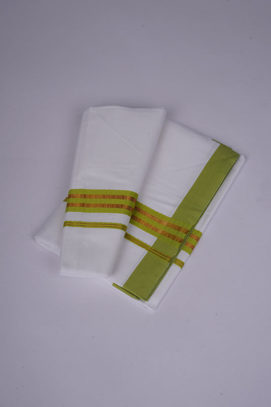 FS-100 W/S DHOTI  2.00 MTR - Light green