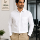 Linen Max Formal White Shirt For Men