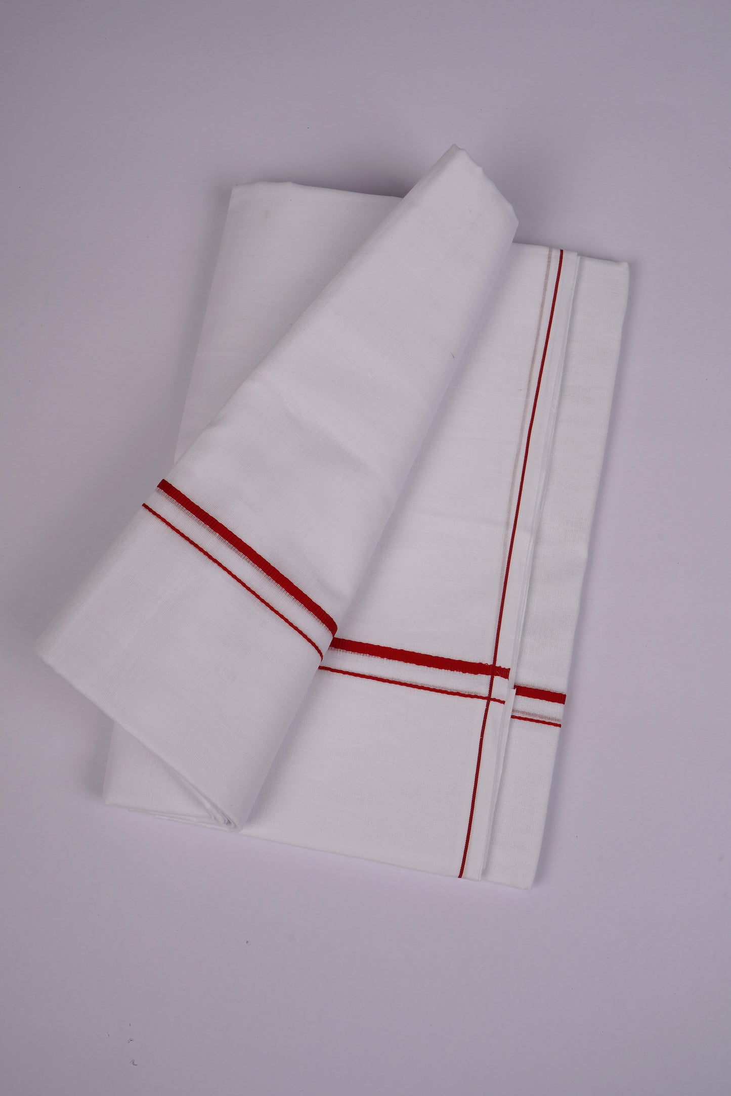 SD-18 W/D DHOTI  3.70 MTR-Red