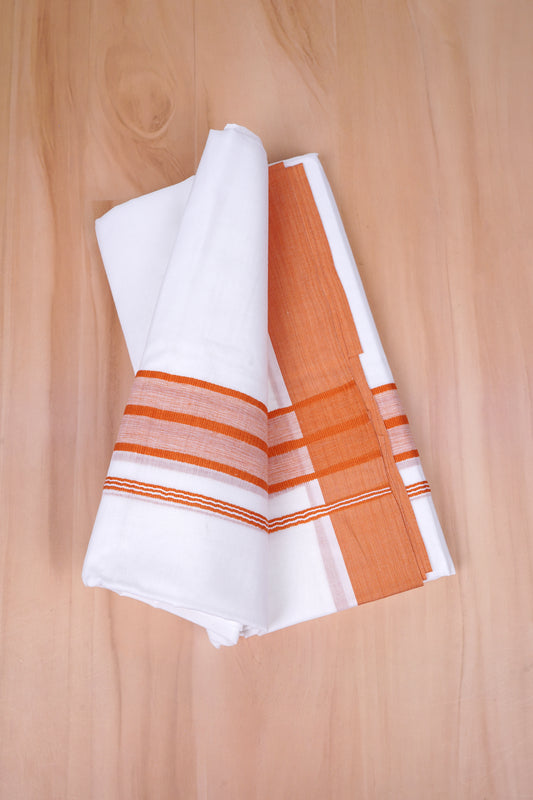 FCD-393 W/D DHOTI 3.80 MTR- Orange