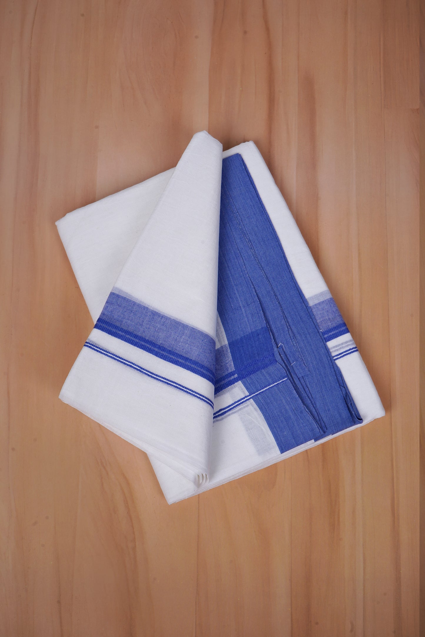 FCD-579 W/D DHOTI 3.80 MTR - Blue
