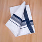 FCD-602 W/D DHOTI 3.80 MTR - Nacy Blue