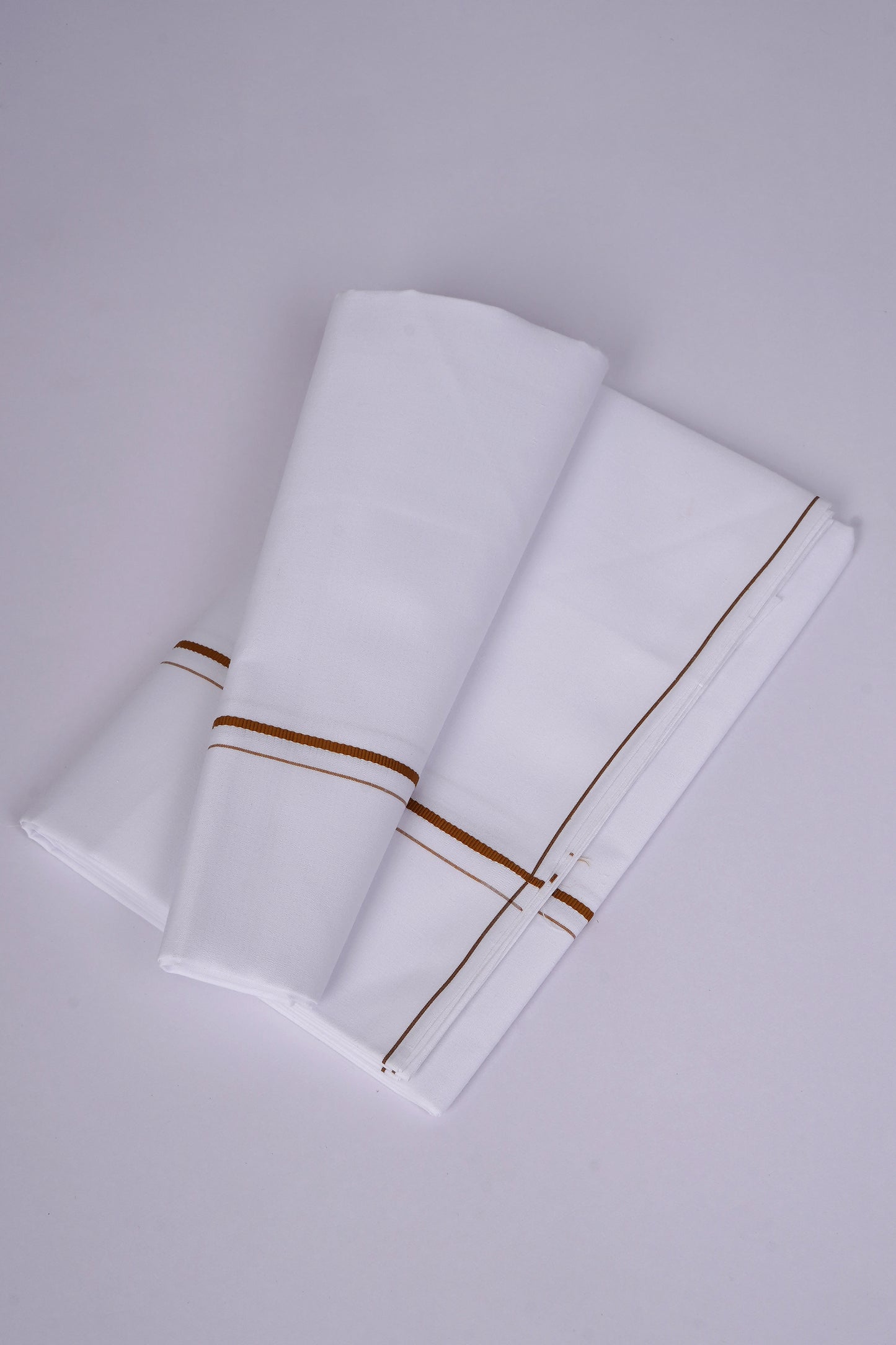 SS-STAIN FREE W/S DHOTI  2.00 MTR - Brown