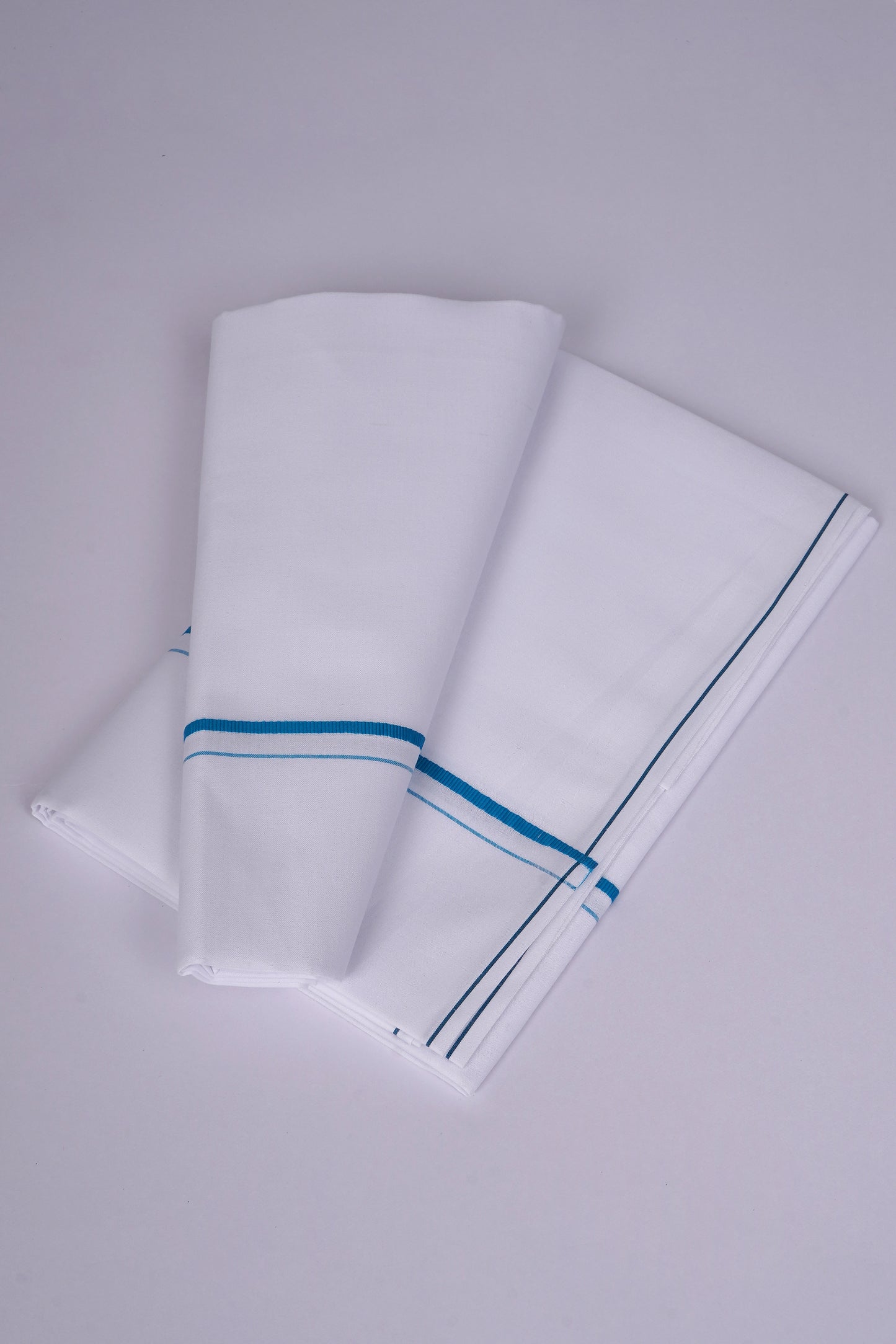 SS-STAIN FREE W/S DHOTI  2.00 MTR - Ajantha Blue