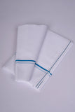 SS-STAIN FREE W/S DHOTI  2.00 MTR - Ajantha Blue