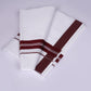 FS-125 W/S DHOTI  1.90 MTR -  Dark Brown