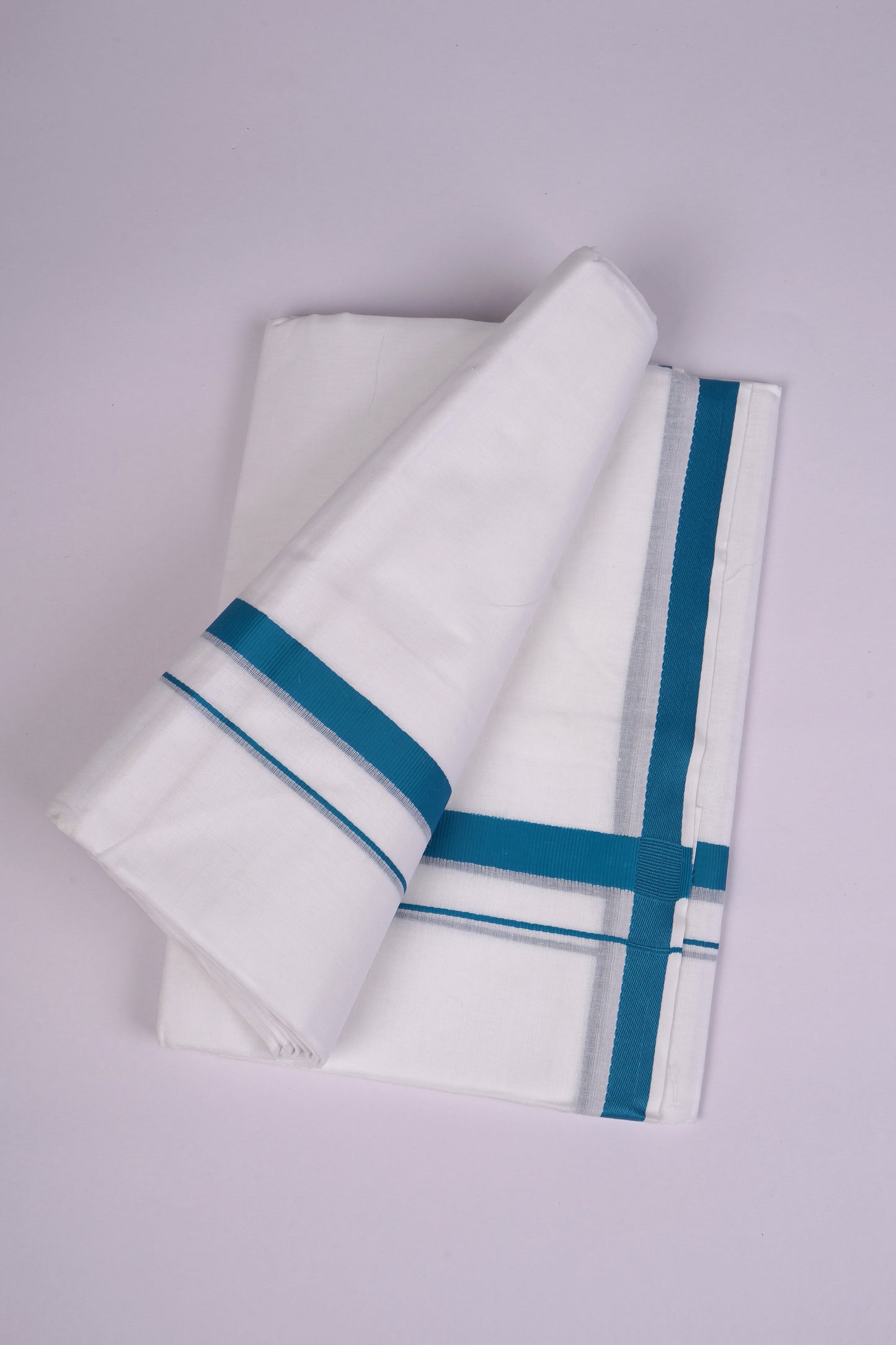 HD-28 W/D DHOTI  3.80 MTR-Ajantha Blue