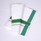 FS-115 W/S DHOTI 2.00 MTR - GOLD GREEN