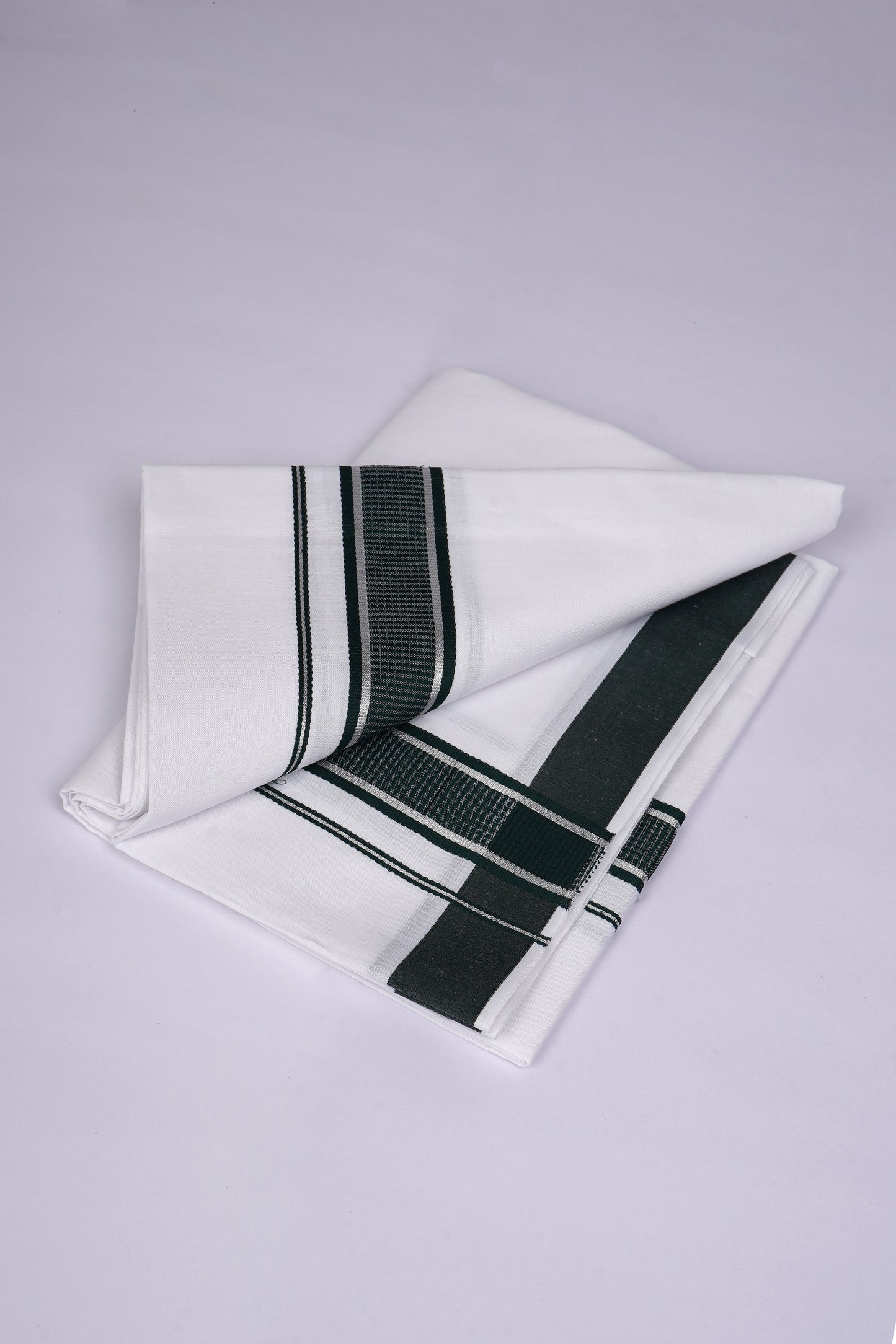FS-130 W/S DHOTI  1.90 MTR - Dark Green