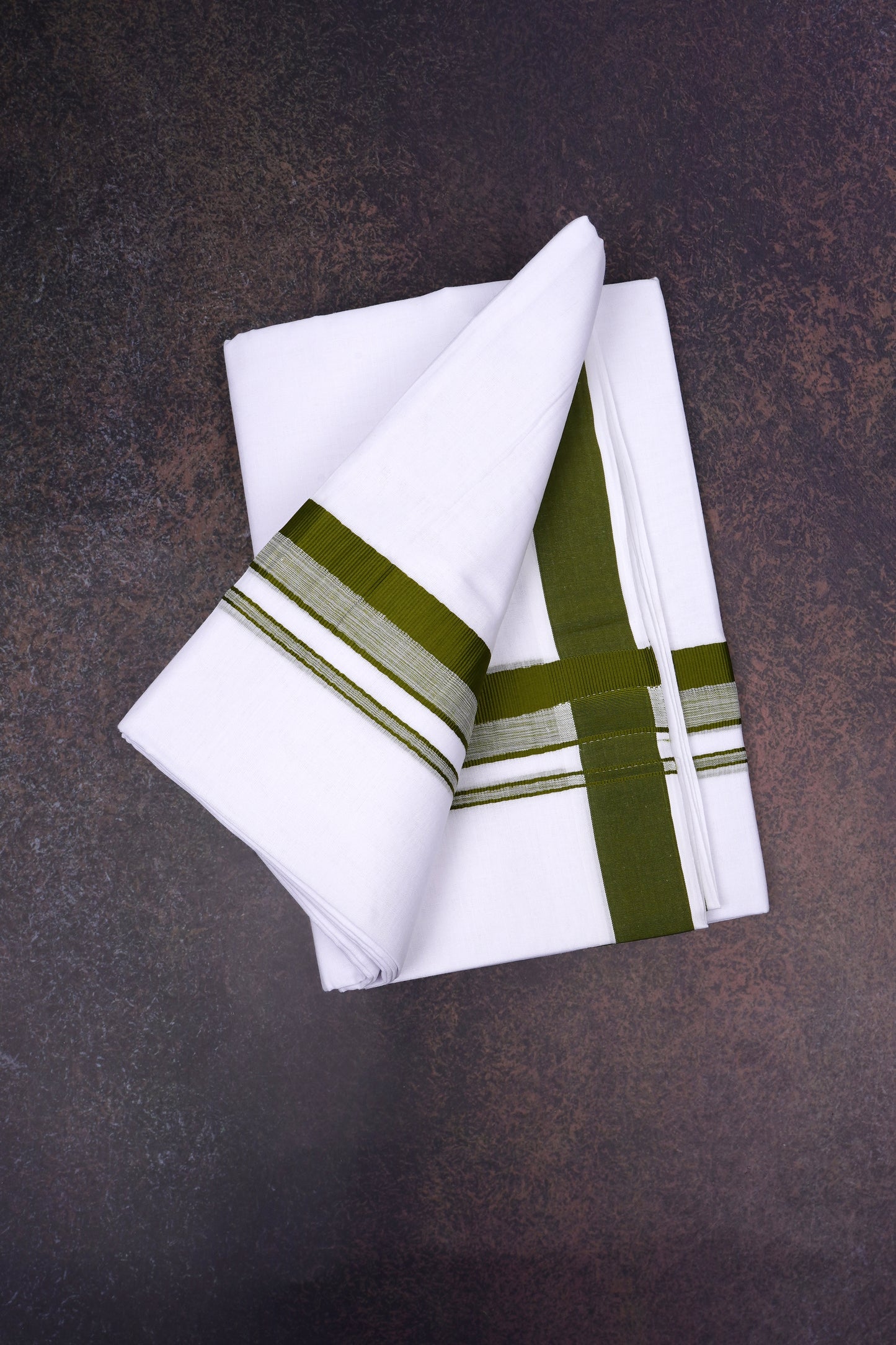 FD-170 W/D DHOTI 3.80 MTR-Dark Green