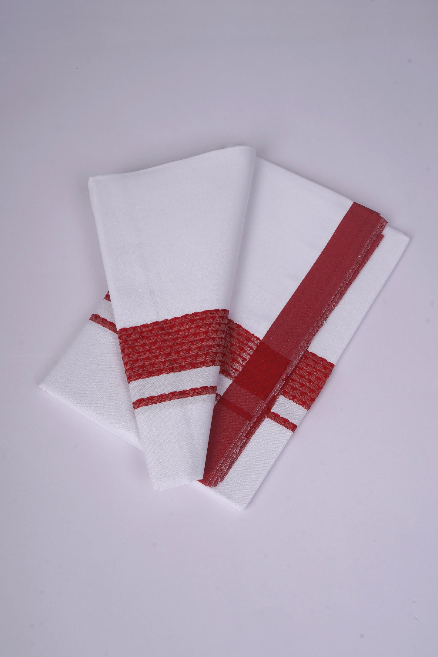FS-136 W/S DHOTI  2.00 MTR - Red