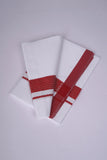 FS-136 W/S DHOTI  2.00 MTR - Red