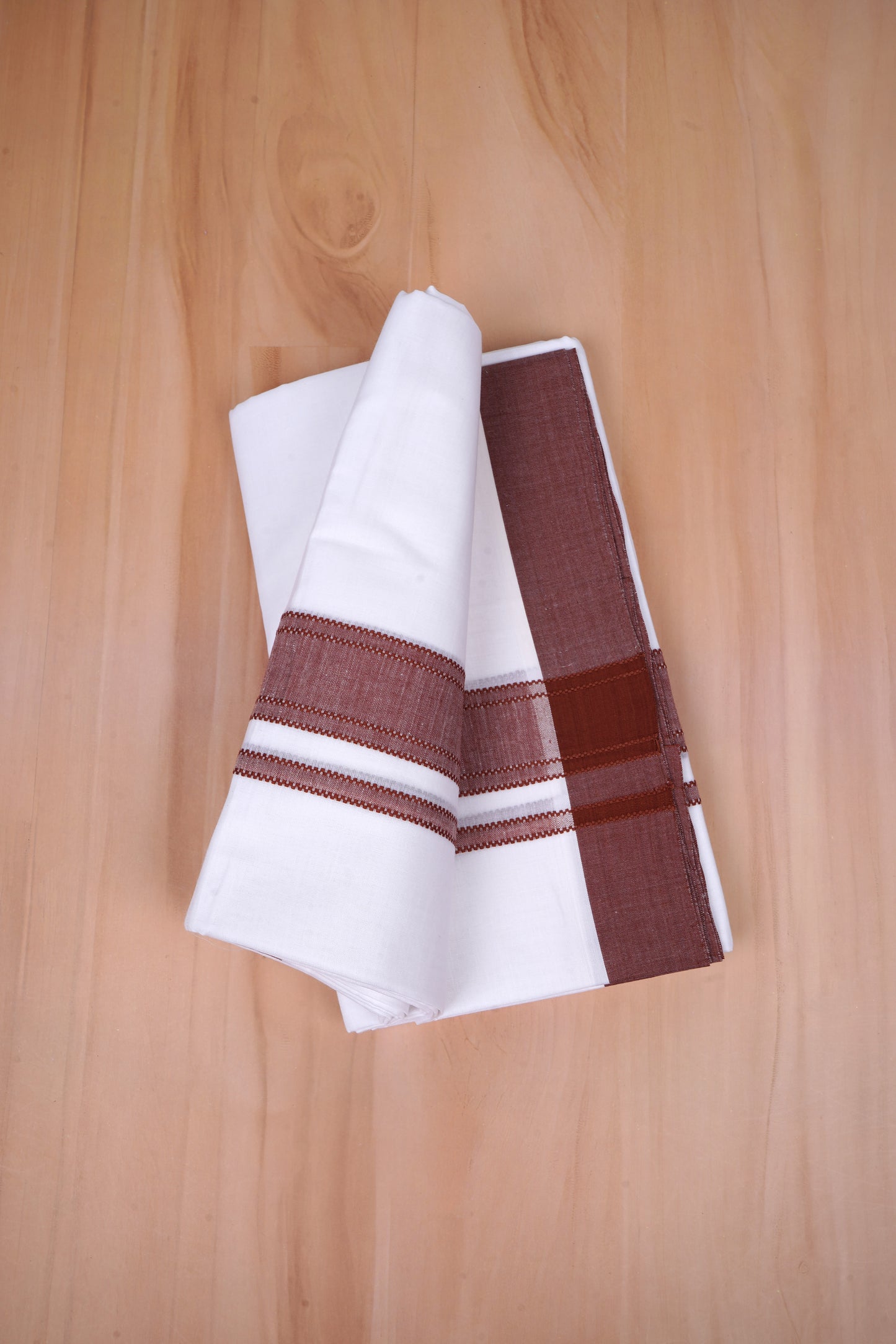 FCD-05 W/D DHOTI 4.00 MTR-Dark Brown
