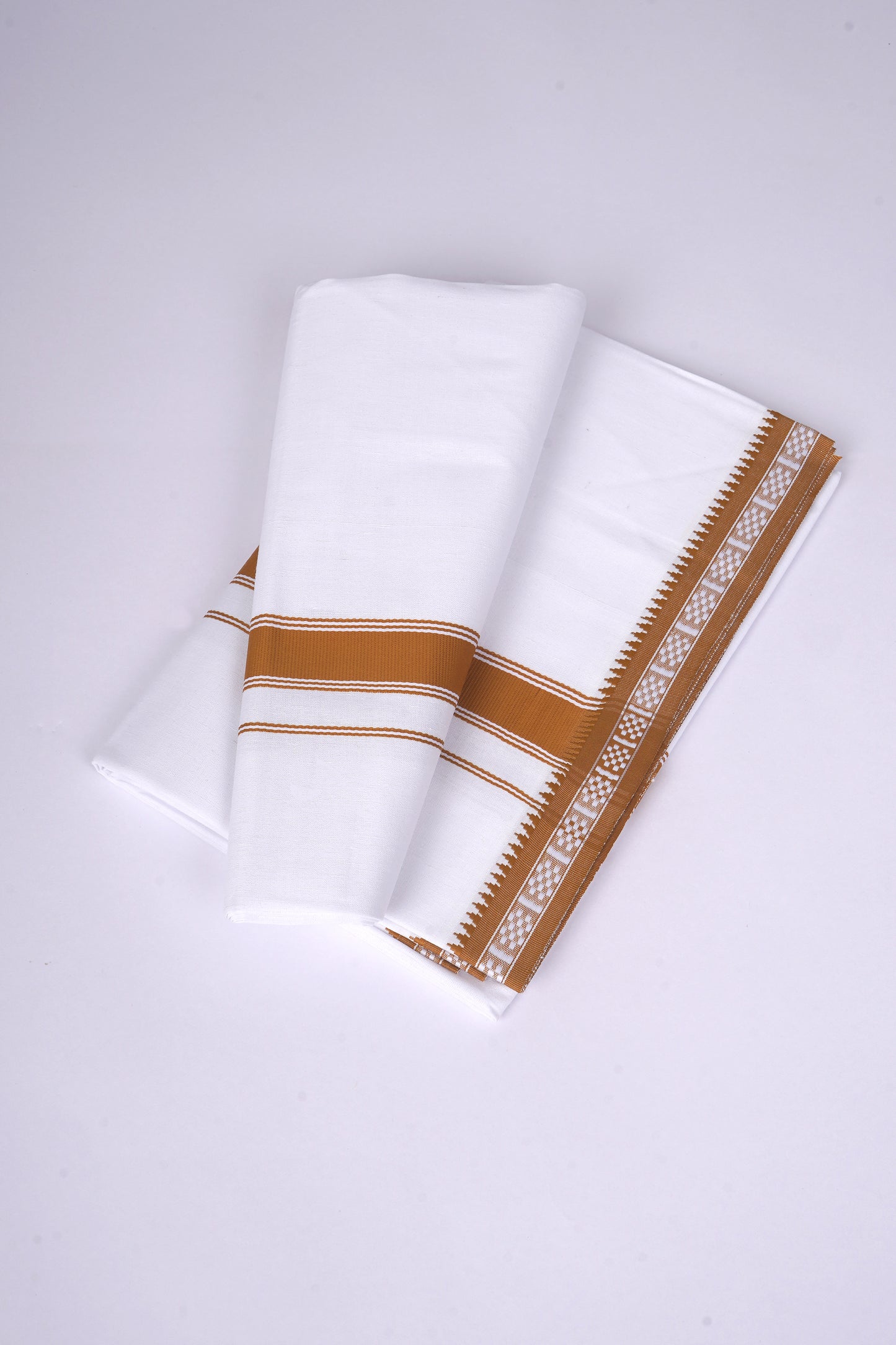 FS-126 W/S DHOTI  1.90 MTR - Brown