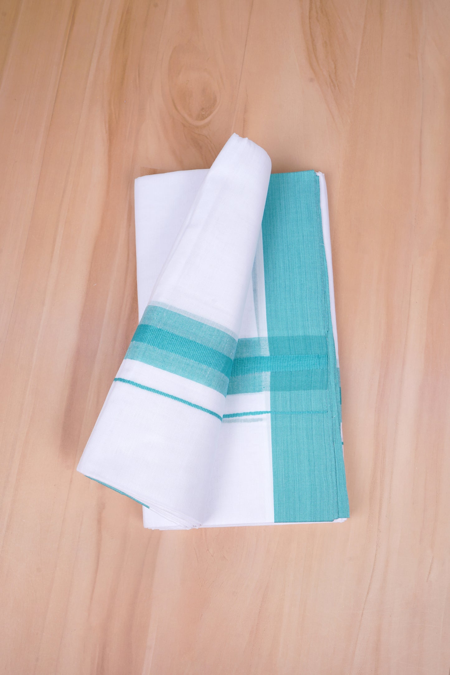 FCD-392 W/D DHOTI 3.80 MTR- Blue 3