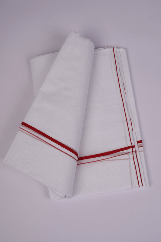SD-14 W/D DHOTI 3.80 MTR-Red