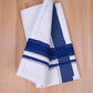 FCD-246 W/D DHOTI 4.00 MTR-Dark Blue