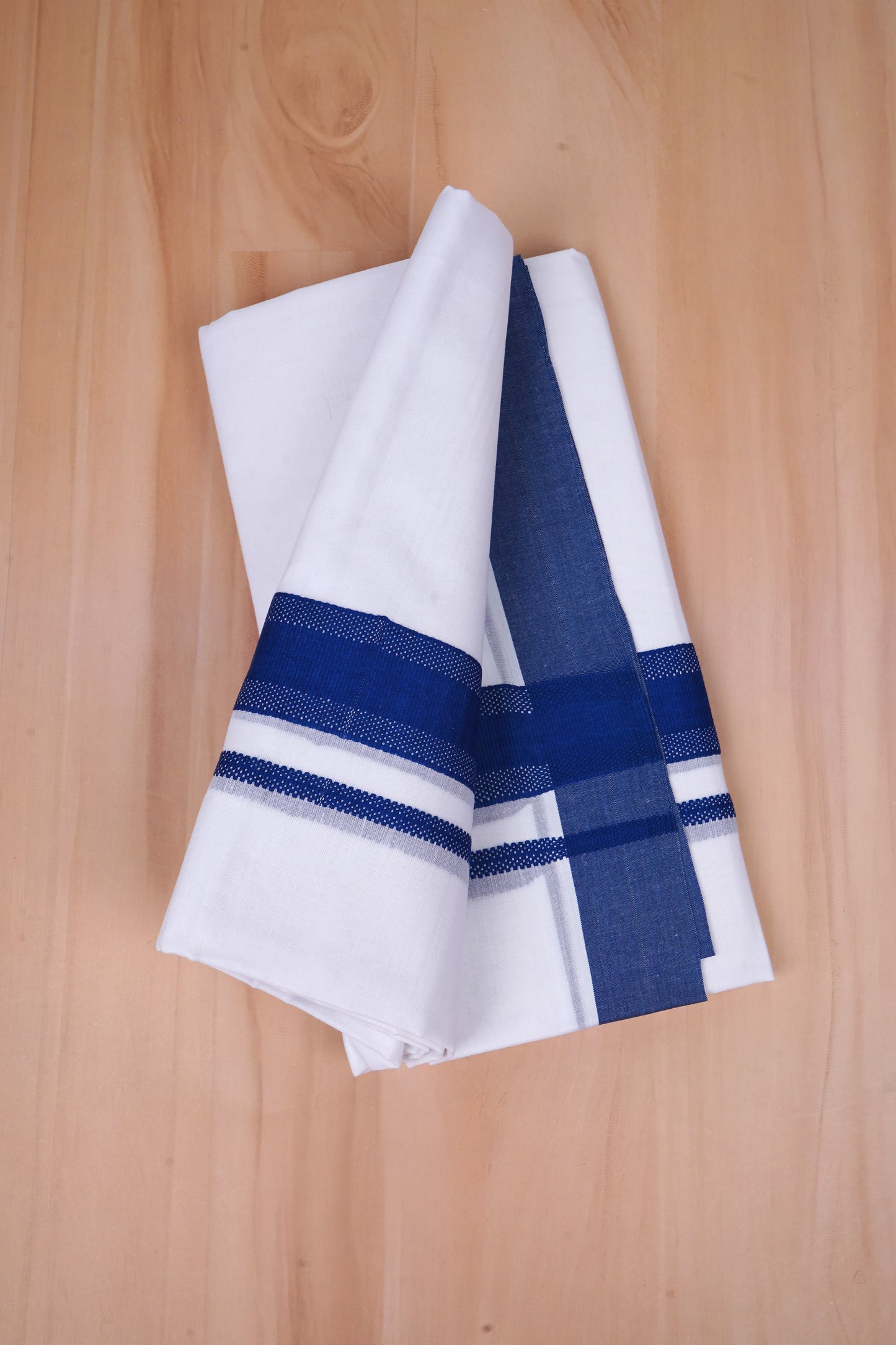 FCD-246 W/D DHOTI 4.00 MTR-Dark Blue