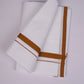 HD-23 W/D DHOTI  4.00 MTR-Brown