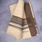 FCD-74C CREAM DOUBLE DHOTI  4.00 MTR - Brown