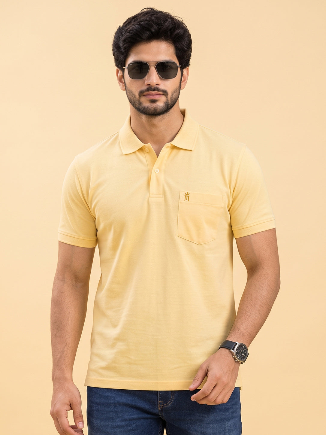 Eminent Plain Sandal Color T-Shirt - 55002