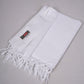 WHITE HONEY COMBED - WBT-05 BATH TOWEL - 30X60 - WHITE