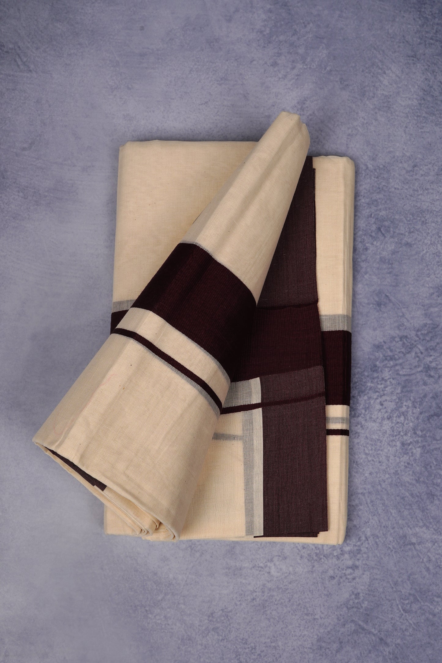 FCD-77C C/D DHOTI  4.00 MTR-Dark Brown