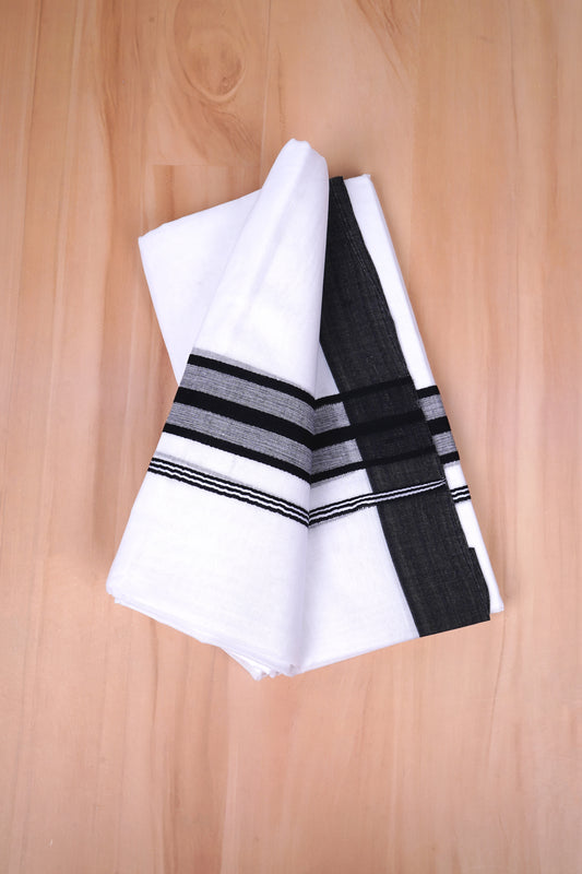FCD-393 W/D DHOTI 3.80 MTR- Black