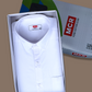 MCR MEGA Half Sleeve Formal White Shirt For Men-APPLE CUT