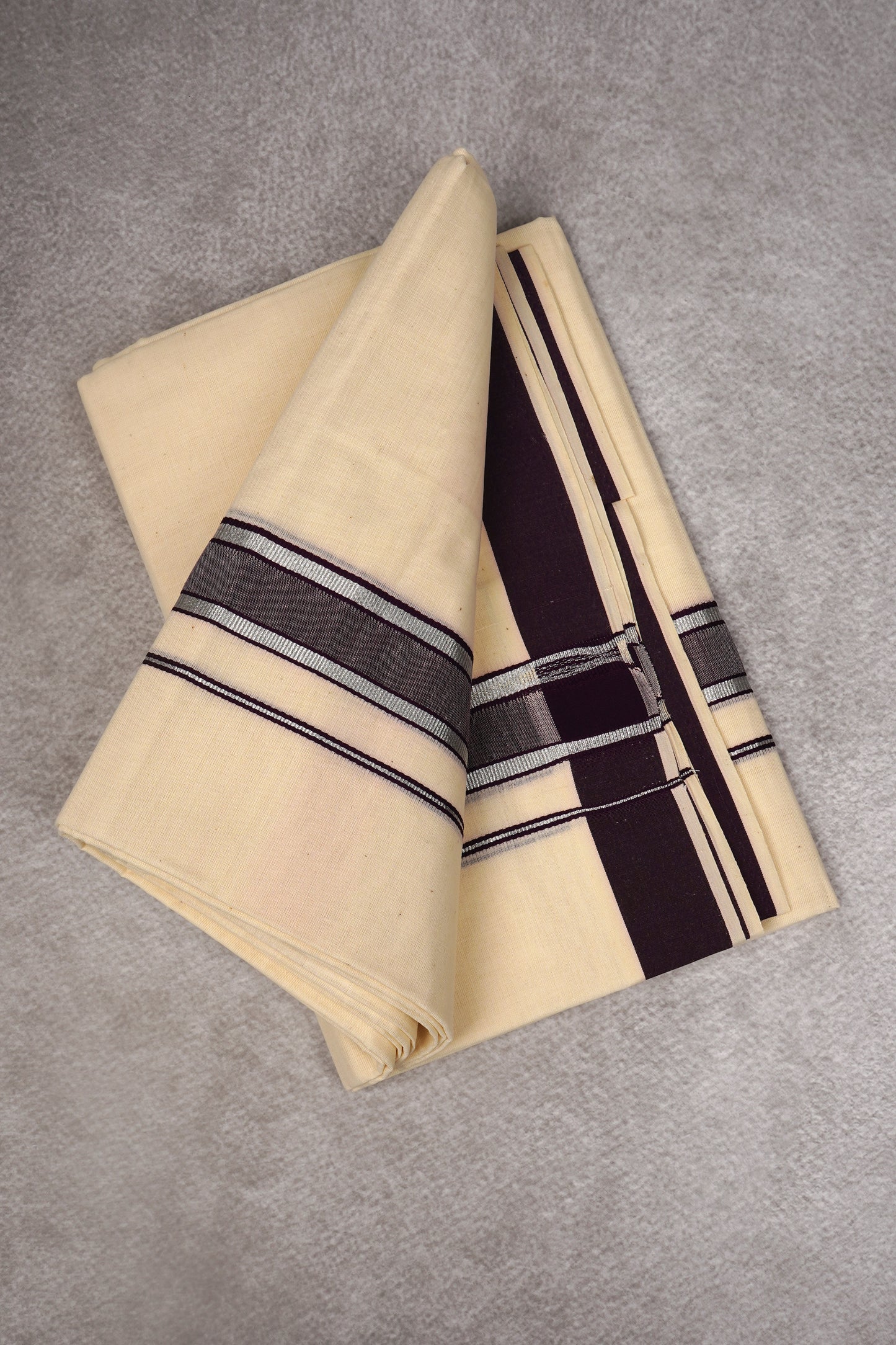 FD-178C C/D DHOTI  3.80 MTR-Dark Maroon