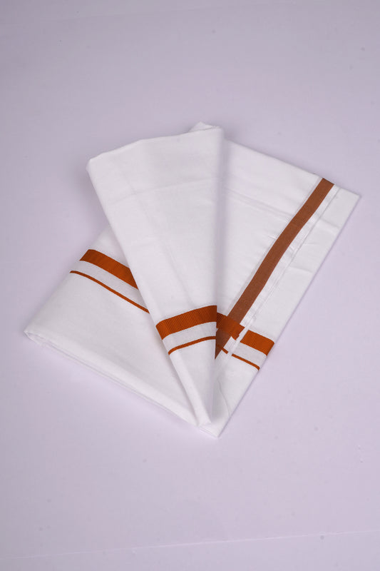 HS-17 STITCH W/S DHOTI  2.00 MTR - orange