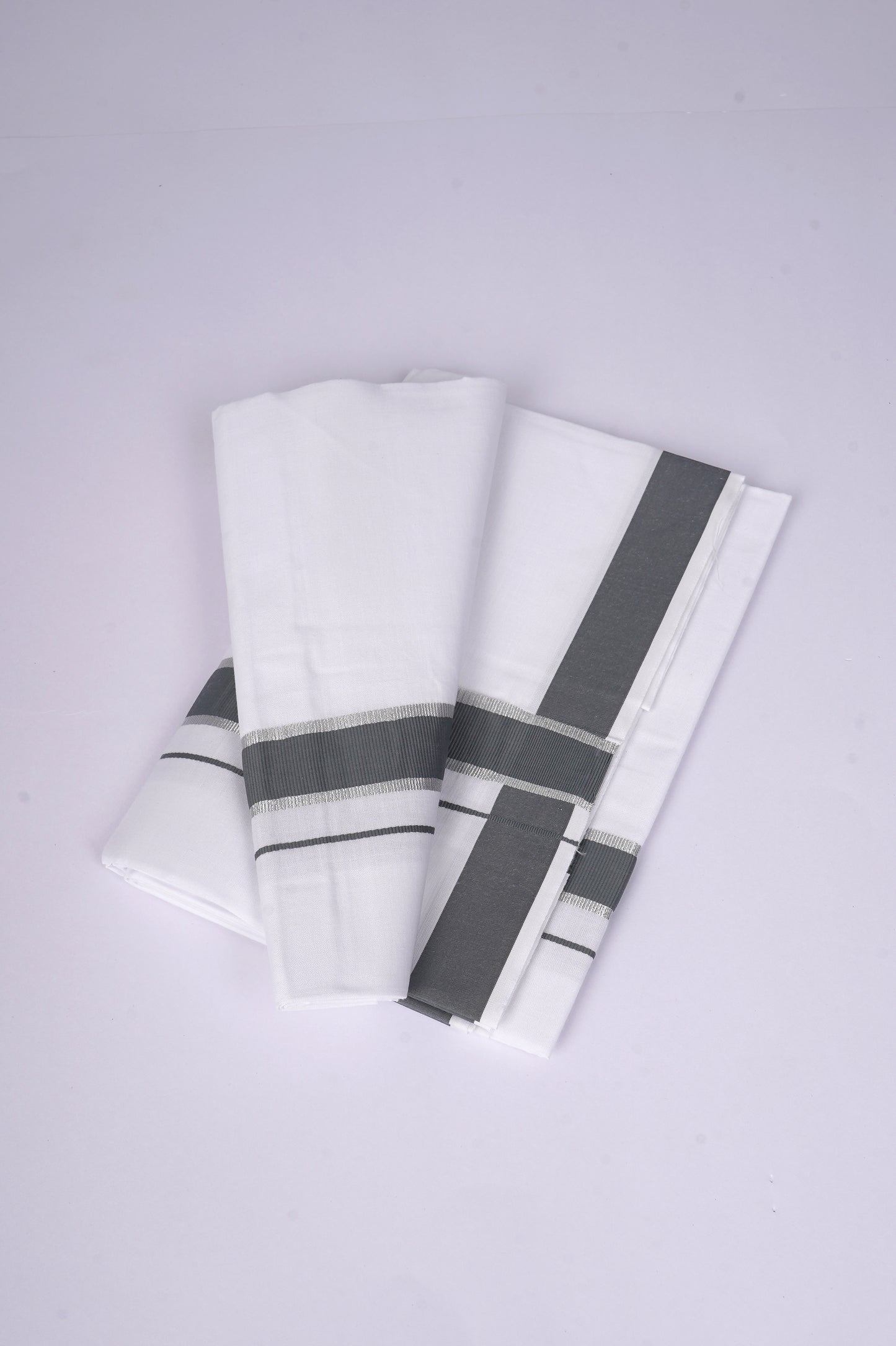 FS-96 W/S DHOTI 2.00 MTR - SILVER GRAY