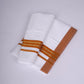 FS-100 W/S DHOTI  2.00 MTR - Dark Gold