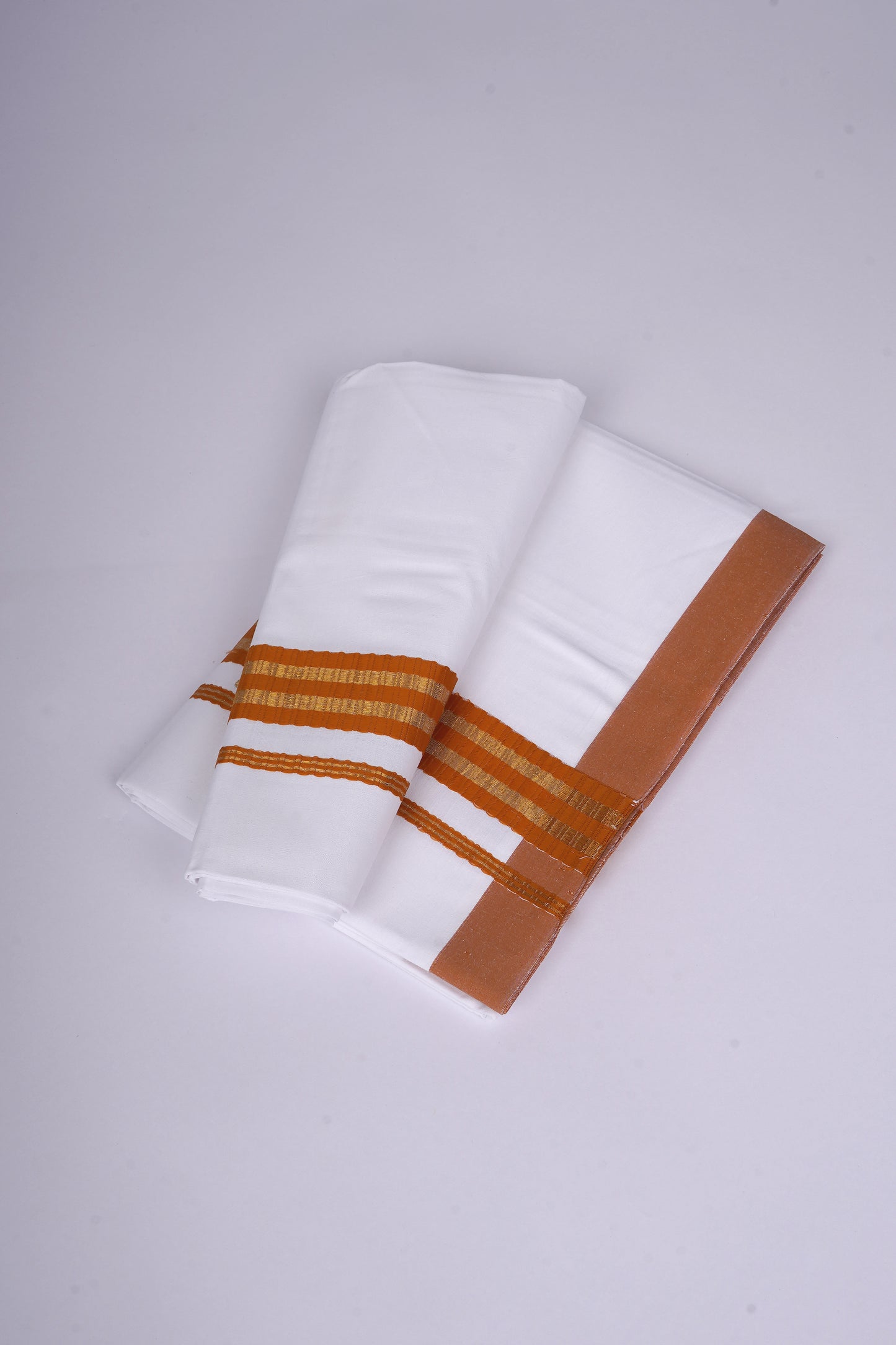 FS-100 W/S DHOTI  2.00 MTR - Dark Gold