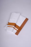 FS-100 W/S DHOTI  2.00 MTR - Dark Gold