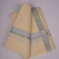 SLD-89C CREAM DOUBLE DHOTI  4.00 MTR