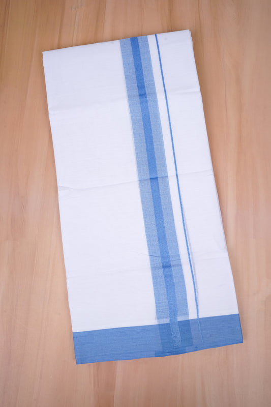 FCD-392 W/D DHOTI 3.80 MTR- Blue 3