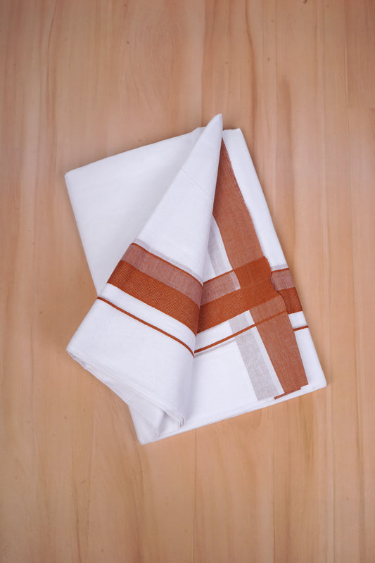 FCD-600 W/D DHOTI 3.80 MTR - Dark Brown