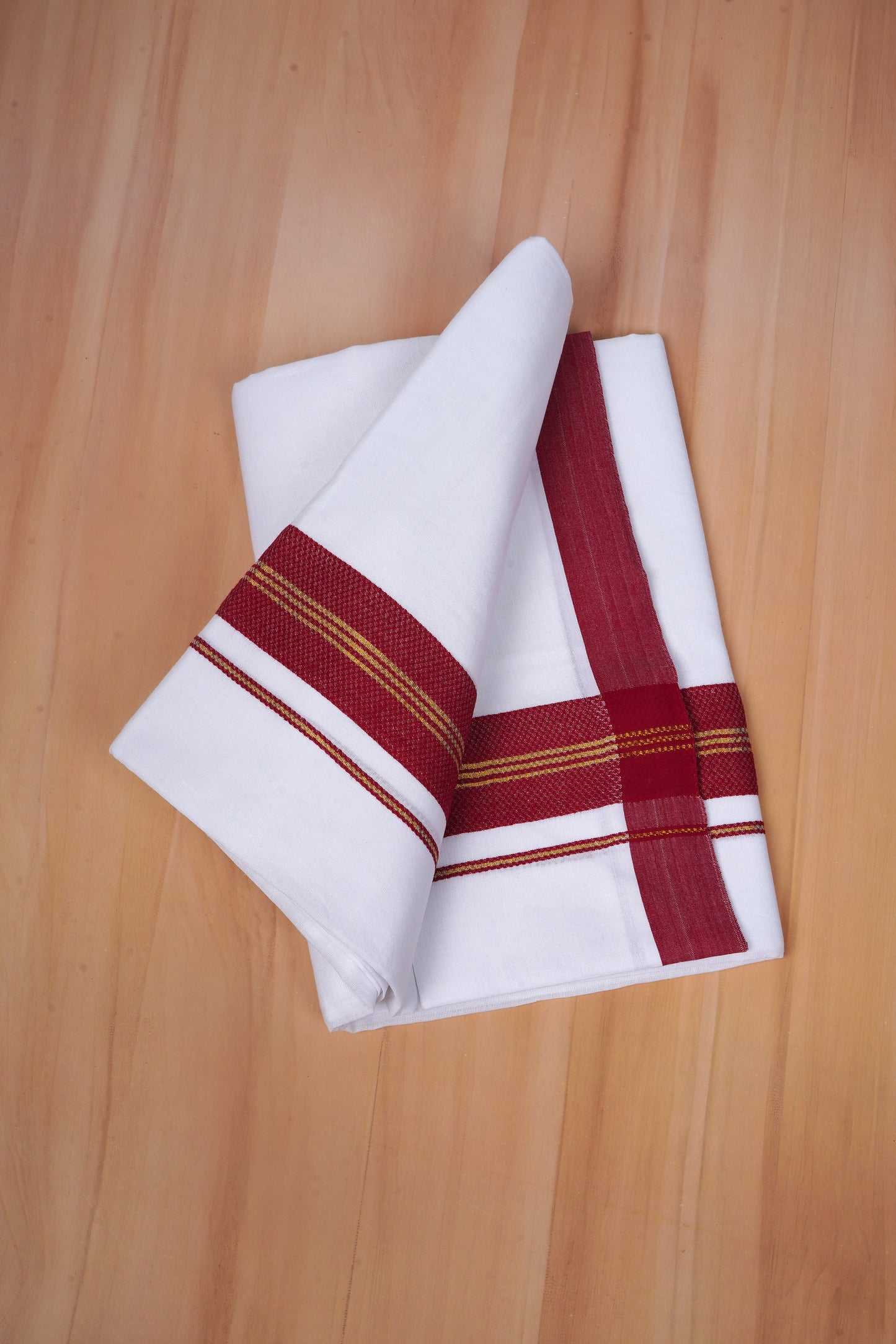 FCD-606 W/D DHOTI 3.80 MTR - Brown