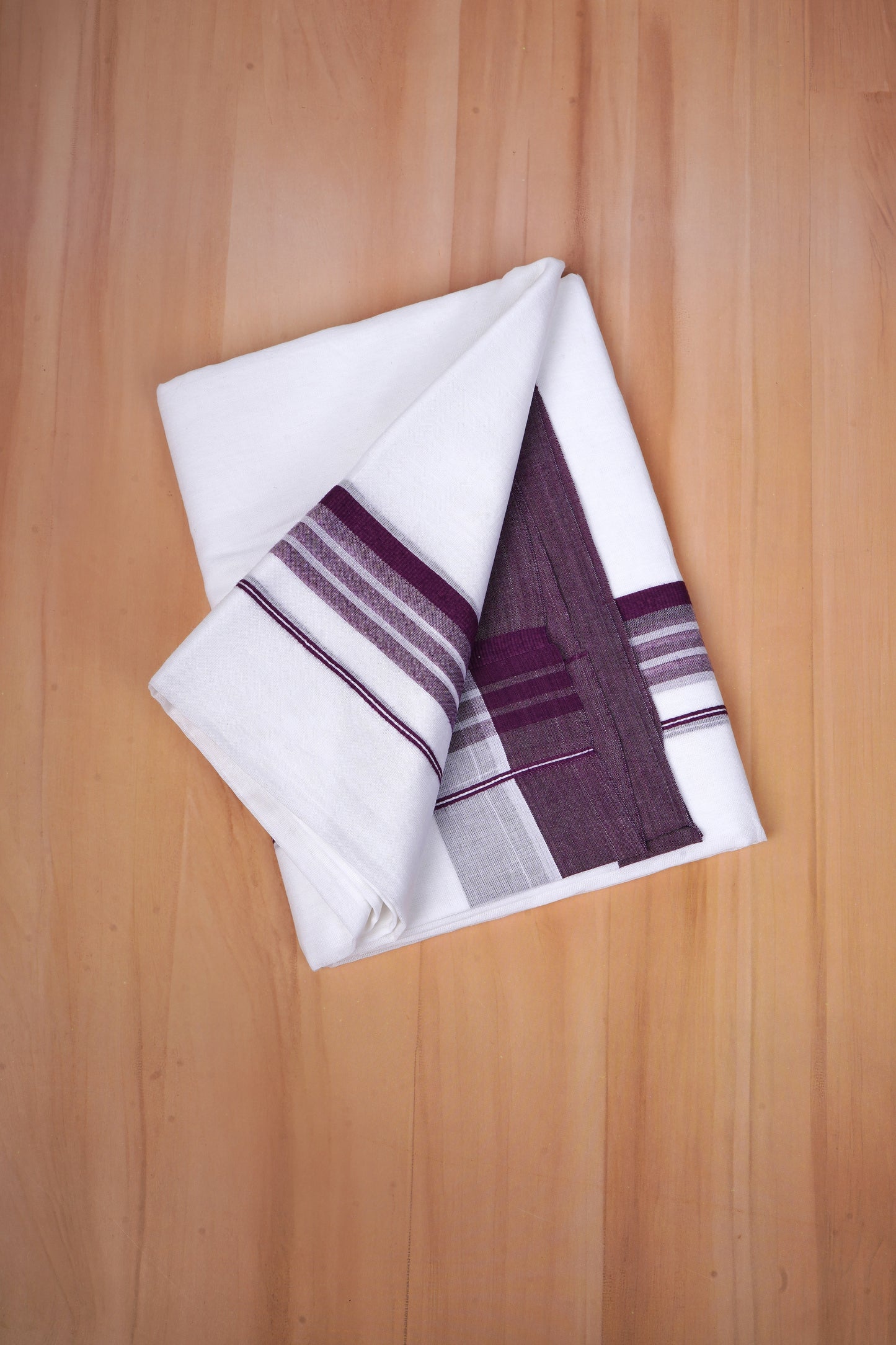 FCD-586 W/D DHOTI 3.80 MTR - Purple