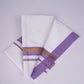 FS-93 W/S DHOTI 2.00 MTR - GOLD VIOLET