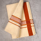 FD-186C C/D DHOTI  3.80 MTR-Light Orange