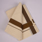FD-08C CREAM DOUBLE DHOTI  3.80 MTR-Kaaki