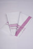 FS-105 W/S DHOTI  2.00 MTR - Light Pink