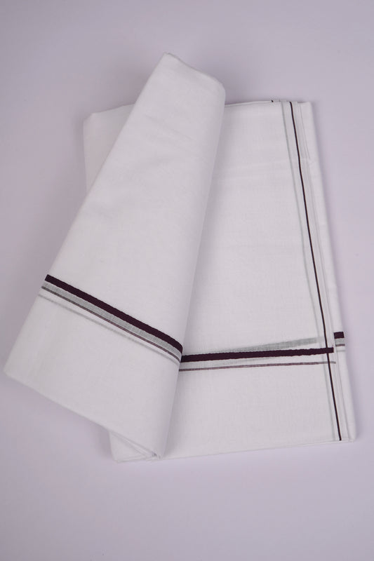 SD-10 W/D DHOTI  3.80 MTR-Maroon