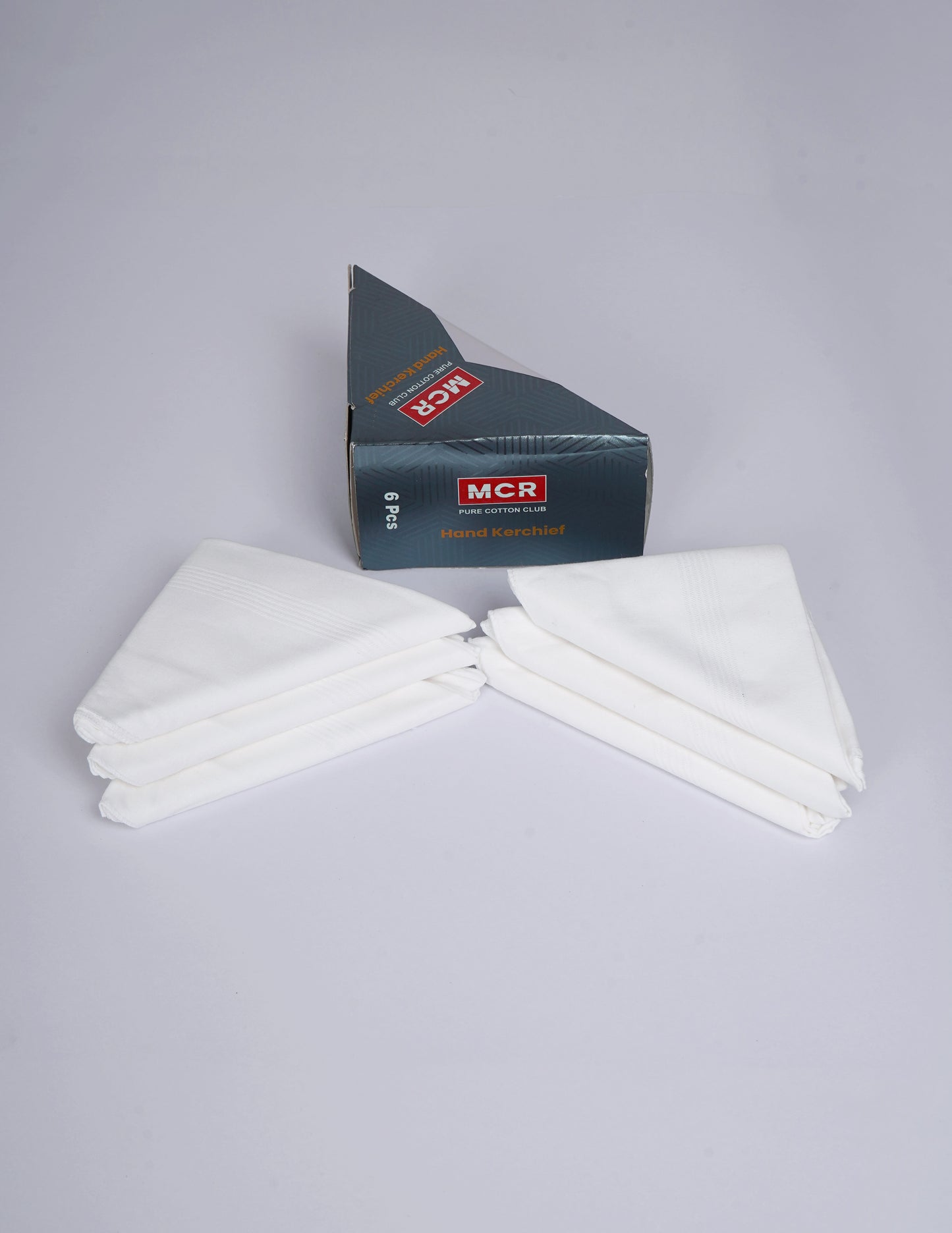 SUN STORY - KF-120 KERCHIEF 6 PCS - 21X21 - WHITE